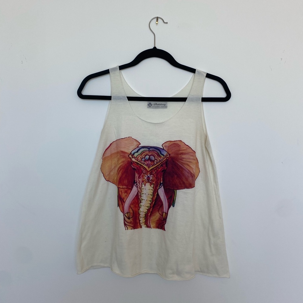 Shubcheery Original Vintage Sheer Graphic Tank